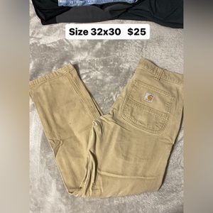 Carhartt khaki pants
